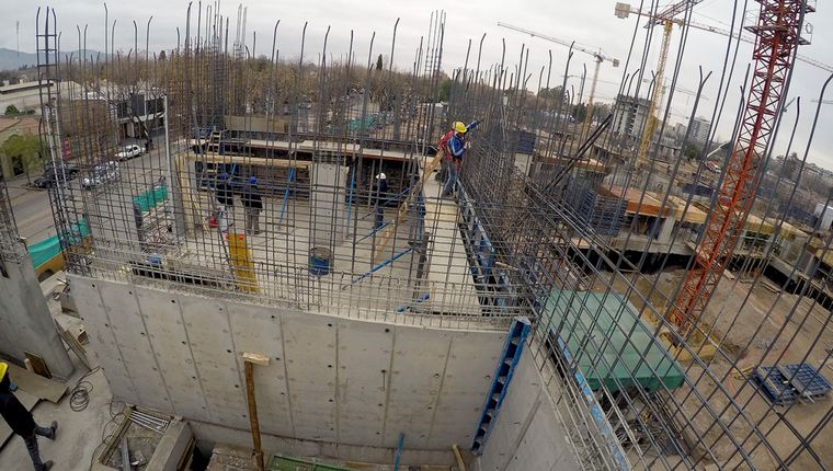 La construcción fue uno de los rubros principales que dinamizaron el empleo.