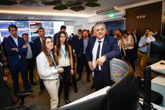 El presidente y CEO de YPF, Horacio Marín, encabezó el acto de inauguración del Real Time Operations Room de la petrolera.