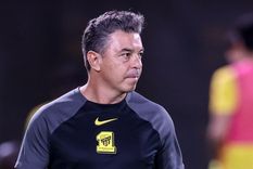Marcelo Gallardo se quedaría hasta el final del campeonato saudí. Foto: @ittihad_en