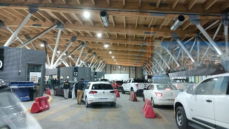 Intenso movimiento en la aduana Foto: Gendarmería Nacional