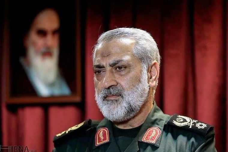 El general Shekarchi, portavoz de las Fuerzas Armadas de Irán, &nbsp; &nbsp;