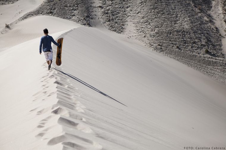 Estas imponentes dunas blancas se encuentran en la provincia de Catamarca Foto: Casa de Catamarca