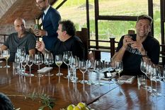 Mirá en la nota los vinos que degustó la Generación Dorada de basquet Foto: Gentileza