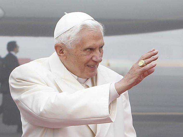 Benedicto XVI tomó su nombre en homenaje a san Benito, patrón de Europa Foto: EFE