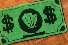 hace alfombras de personajes de caricaturas y exploto en las redes