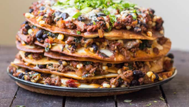 Taco Cake, la versión del clásico mexicano. Foto: coleycooks