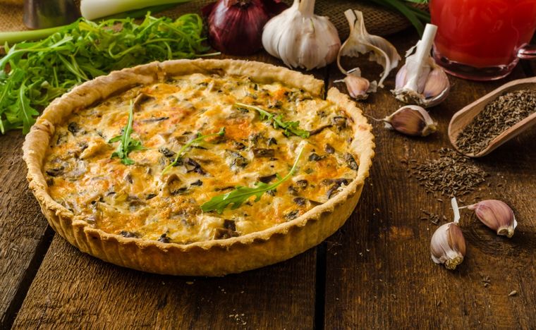 Tarta de pollo Una receta simple y deliciosa para hacer en pocos minutos. Foto: Shutterstock