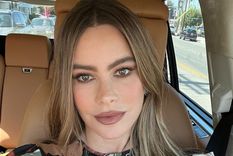 Sofía Vergara muy elegante en el bautismo de su pequeña sobrina. Foto: Instagram