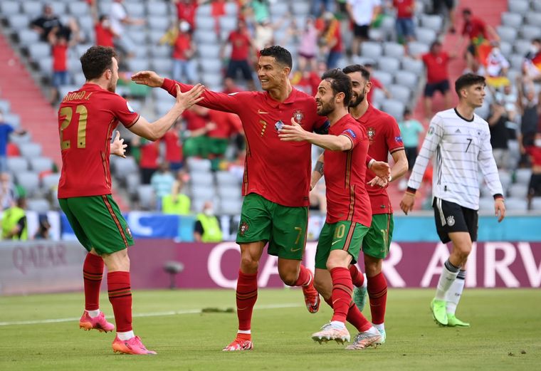 Con un empate, Portugal estará en el Mundial Foto: Euro 2020