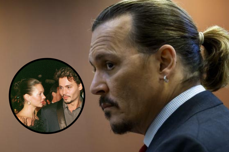 AMBER HEARD SEGURÓ QUE JOHNNY DEPP FUE VIOLENTO CON KATE MOSS. EL ACTOR Y LA MODELO FUERON UNA DE LAS PAREJAS ICÓNICAS DE LOS 90.