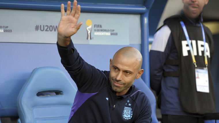 Mascherano no sumó a Brey. Foto: TyC Sports