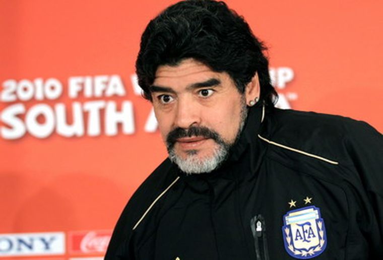 Diego, en conferencia. Foto: EFE.