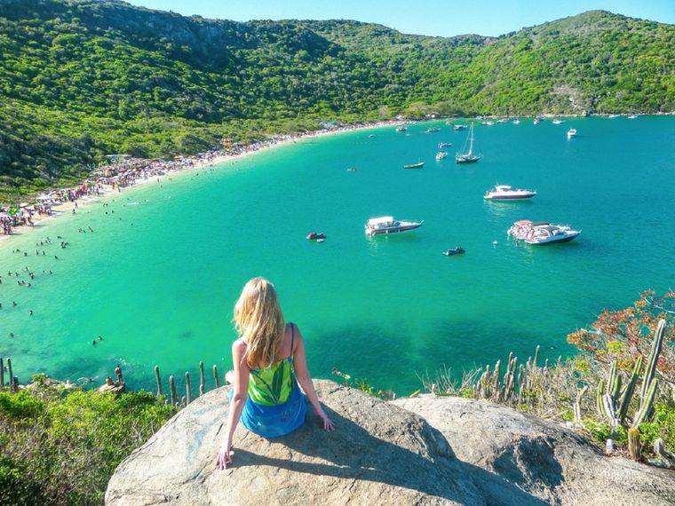Esta playa de agua transparente parece del Caribe, pero está en Brasil Foto: shutterstock