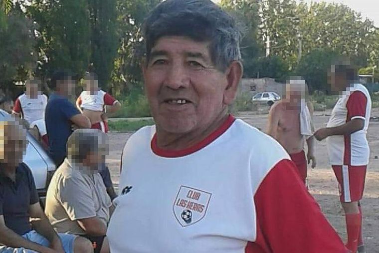 Osvaldo Tata Peñaloza jugaba para el Club Las Heras