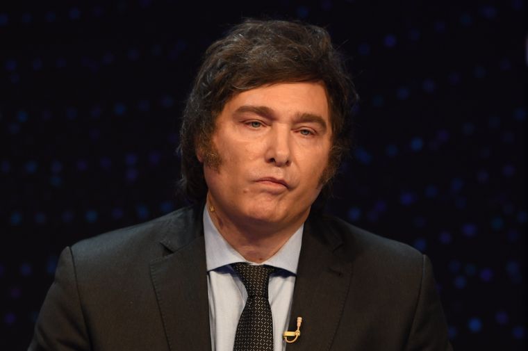 El entorno del candidato de La Libertad Avanza habló de su performance durante el debate Foto: Télam