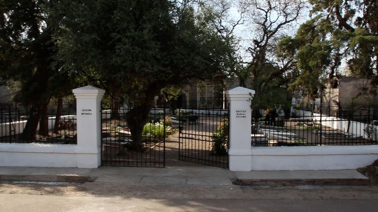 El Sector Británico se encuentra en el cementerio de la Ciudad de Mendoza Foto: Maximiliano Ríos/MDZ