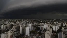 las imagenes apocalipticas que dejo el fuerte temporal en buenos aires