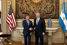 El gobernador mendocino mantuvo una reunión esta mañana con el diplomático norteamericano Foto: Gobierno de Mendoza