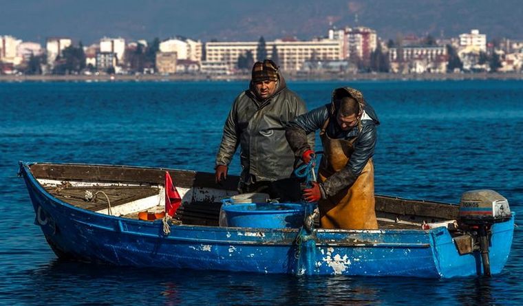 Lago Ohrid Albania El hallazgo se produjo en el Lago Ohrid, de Albania. Foto: Efe.