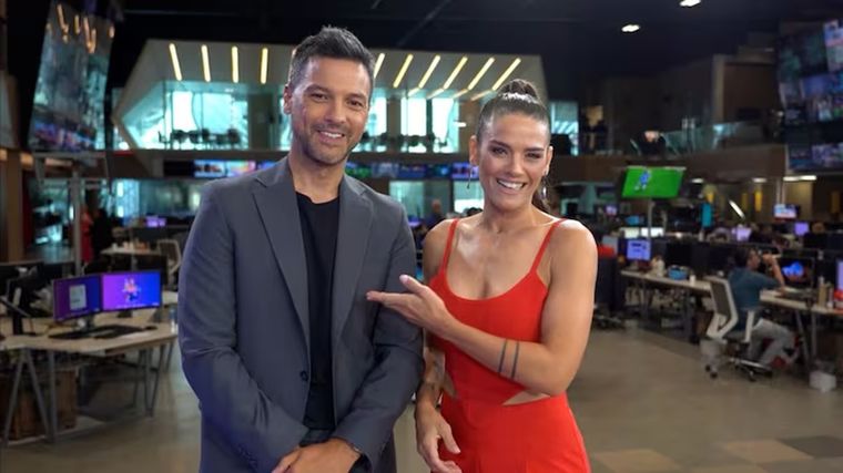 El Chino Leunis y Mica Vázquez, los conductores del reality