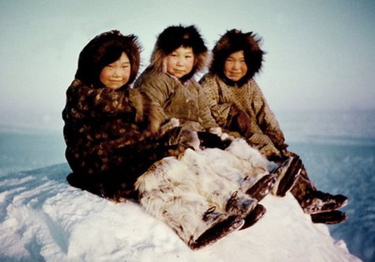 Rostros felices Inuit. Foto: publicada por XkataCiencia
