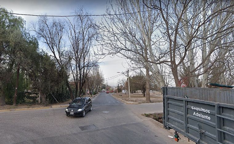La zona donde se produjo el incidente. Foto: Google Street View
