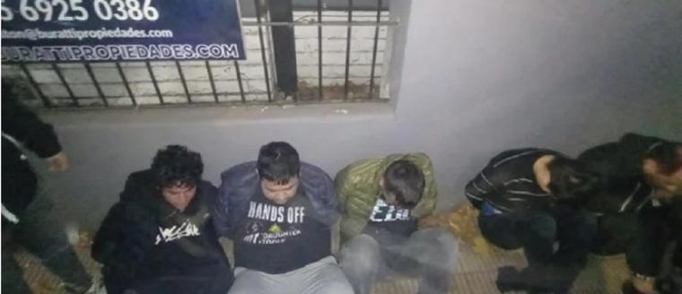 Los chilenos detenidos Foto: NA