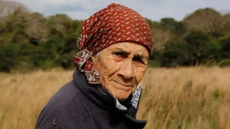 Catalina, la abuela de Loan, tiene 87 años Foto: NA