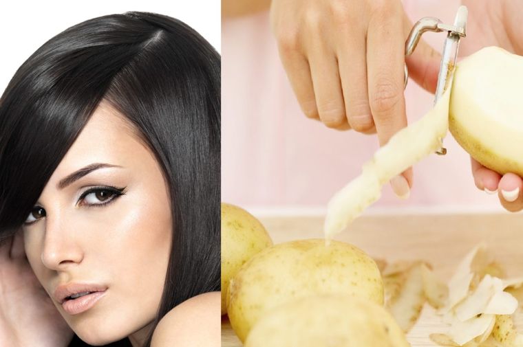 Cómo podría usar la papa para teñir definitivamente las canas de una forma natural ¡Cabello radiante!