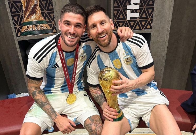 De Paul le pidió a Messi que vaya al Atlético Madrid.