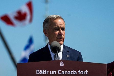 El primer ministro Mark Carney prometió que Canadá igualará "dólar por dólar" los aranceles que les impone EE.UU. El primer ministro Mark Carney prometió que Canadá igualará "dólar por dólar" los aranceles que les impone EE.UU.