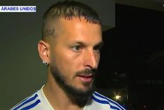 Benedetto habló sobre el viaje que Boca y Racing compartieron hasta Emiratos Árabes Unidos. Foto: TyC Sports Benedetto habló sobre el viaje que Boca y Racing compartieron hasta Emiratos Árabes Unidos. Foto: TyC Sports