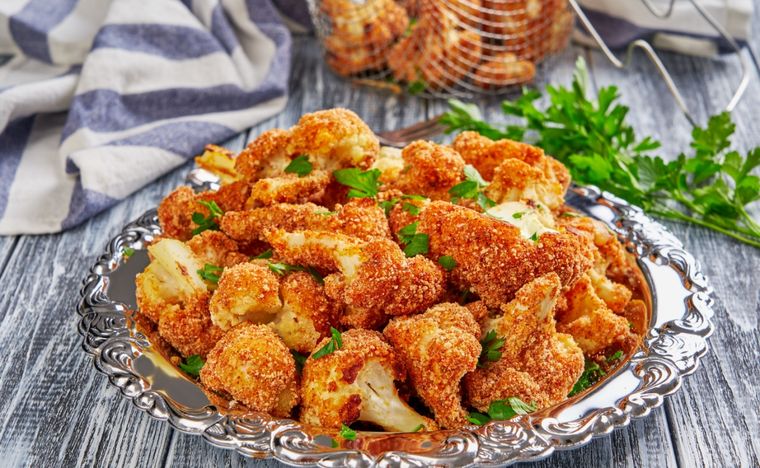 Flores de coliflor rebozadas Una receta simple y deliciosa para hacer en pocos pasos. Foto: Shutterstock