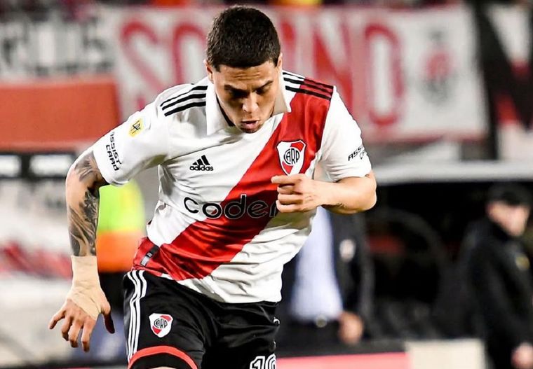 Juanfer Quintero comenzó su tercer ciclo en River. Juanfer Quintero comenzó su tercer ciclo en River.