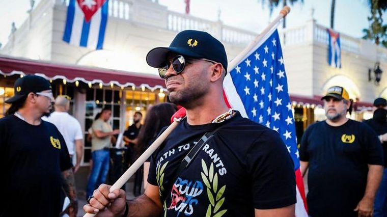 Tendré que vivir con esa vergüenza el resto de mi vida, dijo Henry Enrique Tarrio. Foto: GETTY IMAGES