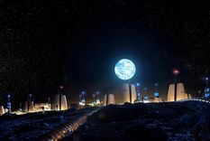 El hábitat futurista Moon Village de la firma de arquitectos Skidmore, Owings & Merrill (SOM) en conjunto con la ESA. Foto: RT