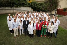 Jorge Macri junto a Alberto Crescenti y médicos porteños