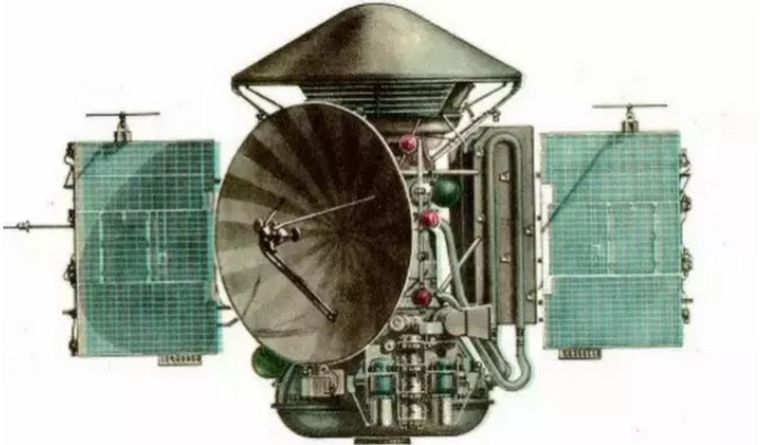 La Sonda Mars 3, de la Unión Soviética. Foto: Dpa.