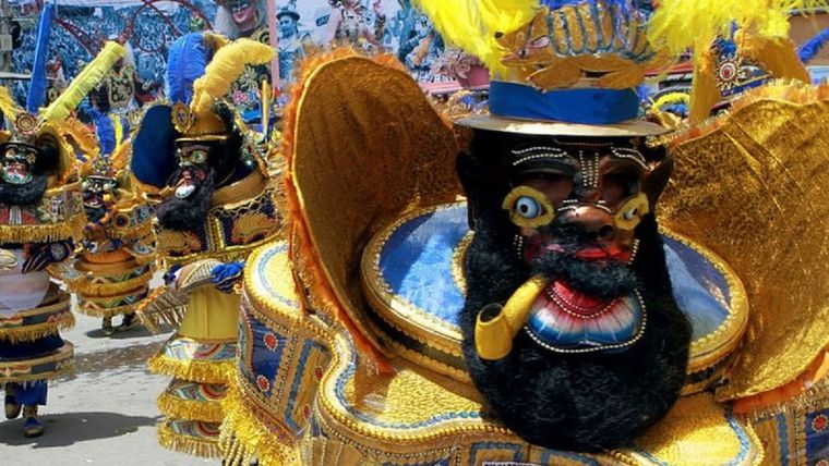 La morenada se baila en la zona andina. Foto: GETTY IMAGES