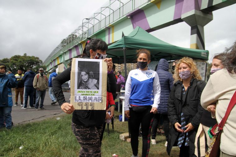 Hay gran movilización para que aparezca la niña Foto: Telam