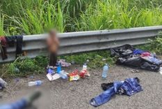 El pequeño en la carretera. Foto: REUTERS