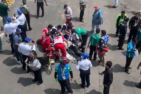 El incidente ocurrió en el entorno del Estadio Azteca. El incidente ocurrió en el entorno del Estadio Azteca.