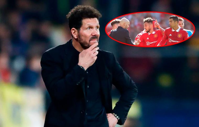 Simeone habló de la chance de que Cristiano Ronaldo vaya al Atlético de Madrid.