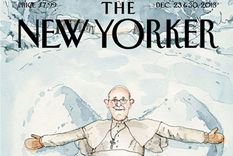 el papa francisco, un angel en la tapa de new yorker
