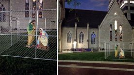 ¿Por qué el niño Jesús, María y José fueron enjaulados por una iglesia de Estados Unidos?