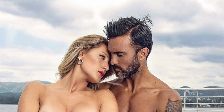 Mica Viciconte y Fabián Cubero