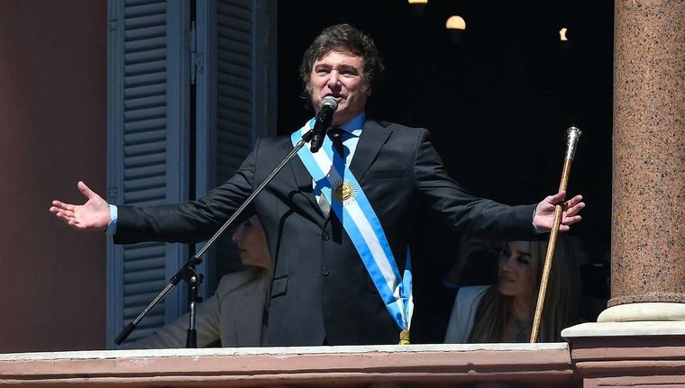 El presidente Javier Milei deberá combatir en varios frentes durante su segundo año de Gobierno para consolidar la estabilidad económica y ratificar su poder político. Foto: Télam