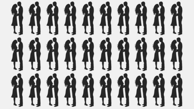 ACERTIJO VISUAL ACERTIJO VISUAL, RETO VISUAL, PAREJA Foto: ARCHIVO