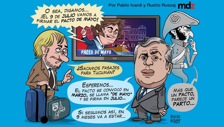 El Pacto de Mayo se firmaría en julio. Foto: Mariano Ruszaj