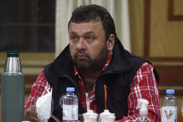 Gabriel Barroso, secretario general del gremio de Petróleo. Gabriel Barroso, secretario general del gremio de Petróleo.